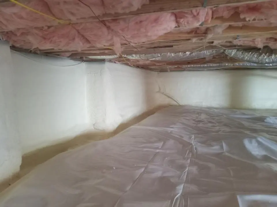 Crawl space encapsulation with closed-cell spray foam for Roof Leak Repair in Estes Park